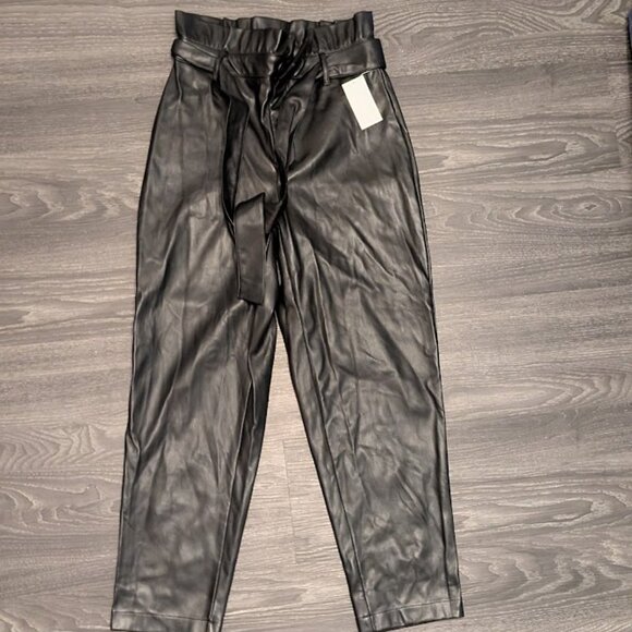 12 THOMPSON Leather Jeans - Picture 1 of 5